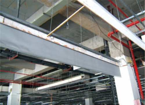 擋煙垂壁(活動式防火布)